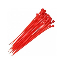 Abracadeira nylon 10 cm 25 vermelho 100 pc [ f7010uvvm100 ]  frontec