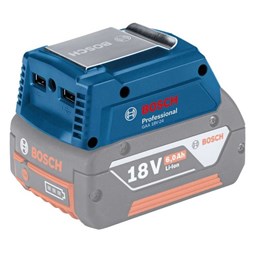 Adaptador para Usb 2 Entradas Bateria  Bosch GAA 18V-24  [ 1600A00J61 ] - Bosch