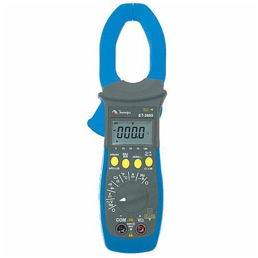 Alicate amperimetro digital profissional [ et3880 ]  minipa