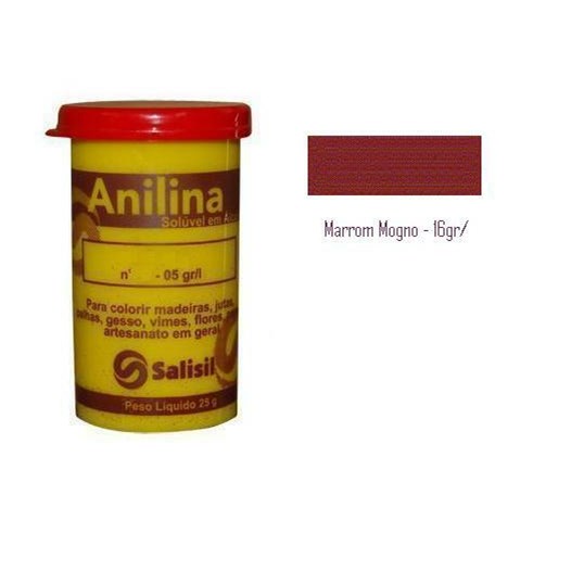 Anilina marrom mogno      29    25 gr [ 029 ]  salisil