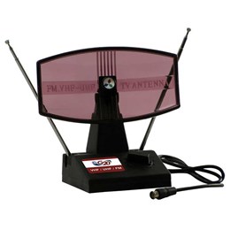 Antena Interna Mini Parabólica VHF/UHF/FM [ 7066 ] - G20