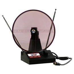 Antena Interna Mini Parabólica Vhf/Uhf/Fm [ 7067 ] - G20