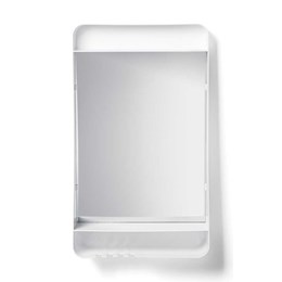 Armario para banheiro plastico branco 38x22x8cm [ pr61001]  primafer