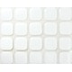 Batente para porta adesivo 20 mm quadrado branco 20 pcs [ 000088 ]  resiflex