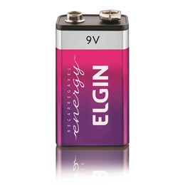 Bateria 9 volts recarregavel [ 000000082215 ]  elgin