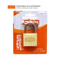Cadeado haste curta      40mm  [ 90401 ]  stam