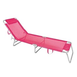 Cadeira espreguiçadeira alumínio rosa [ 2704 ] mor