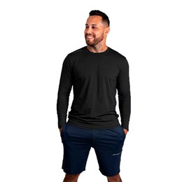 Camiseta com protecao uv tamanho gg preto [ 32 ]  vitho protection
