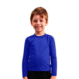 Camiseta Infantil Azul com Proteção UV Tamanho 2 [ 31 ] - Vitho Protection