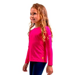 Camiseta infantil rosa com protecao uv tamanho 12 [ 31 ]  vitho protection