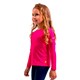 Camiseta Infantil Rosa com Proteção UV Tamanho 14 [ 31 ] - Vitho Protection