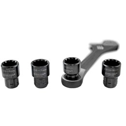 Chave soquete jogo 11 pecas 10 a 32 mm com chave ajustavel vortex x6 [ cptaw8b ]  belzer