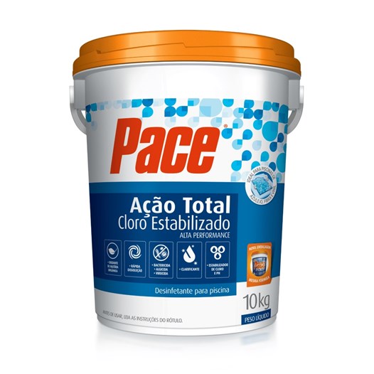 Cloro pace acao total p/ piscina 10kg [ 74.019b ] hth