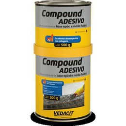 Cola adesivo compound a+b normal  1 kg [ 121809 ]  vedacit