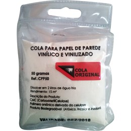 Cola para papel de parede em po 50g [ cpp50 ]  plavitec