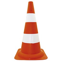 Cone de seguranca laranja/branco 50cm [ wps1914 ]  delta plus