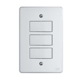 Conjunto  3 interruptor simples 10a branco equille [ 14234281 ]  weg