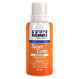 Corante liquido laranja  50 ml super color [ 23001007600 ] tekbond