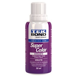 Corante liquido violeta  50 ml super color [ 23001007700 ] tekbond