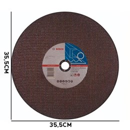 Disco corte 14" 355 x 25.4  3,1mm 1t metal