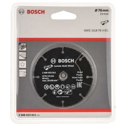 Disco corte 3" 76 x 100 1,0mm carbide [ 2608623011 ]  bosch