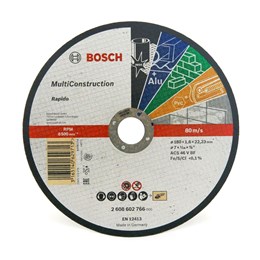 Disco Corte 7" 180 X 22.2 2.0mm 2T Multimaterial Expert [ 2608602766 ] - Bosch