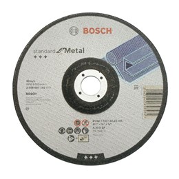 Disco corte 7" 180 x 22.2  3.0mm 2t metal standard [ 2608603161 ]  bosch