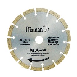 Disco diamantado 180 seco/segmentado [ dc1810 ]  diamanco