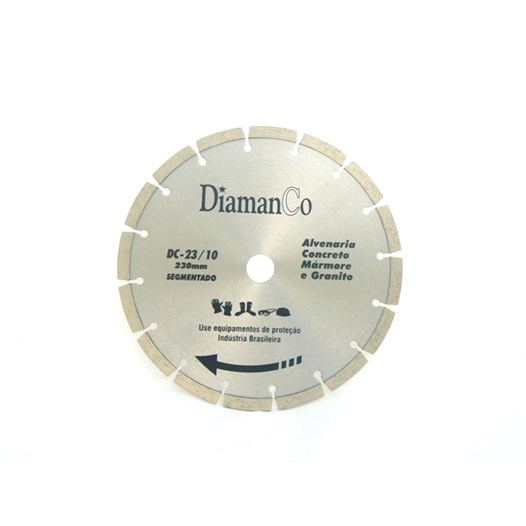 Disco diamantado 230 seco/segmentado [ dc2310 ]  diamanco