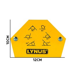 Esquadro magnetico hexagonal para soldador12kg [ eml12a ] lynus