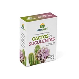 Fertilizante mineral misto cactos/suculentas 150g [ 8000407 ] vitaplan