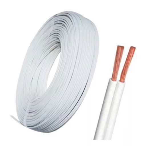 Fio paralelo 2 x 150 mm branco    (rolo 100m) [ 005017 ]  sil