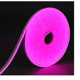 Fita led neon 8w 12v  rosa       ip65 (metro)) [ 14040149-11 ]  taschibra