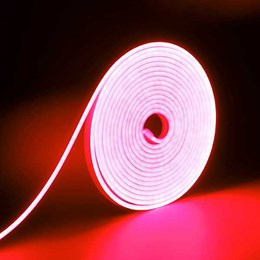Fita led neon 8w 12v vermelha ip65 (metro) [ 1404014905 ]  taschibra