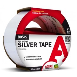 Fita silver tape - 45 mm x 5m branca [ 34569002156 ] adere