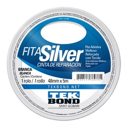 Fita silver tape - 48mm x  5 m prata [ 21181048000 ] tek bond