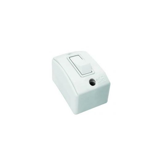 Interruptor externo simples branco [ 170 ]  perlex