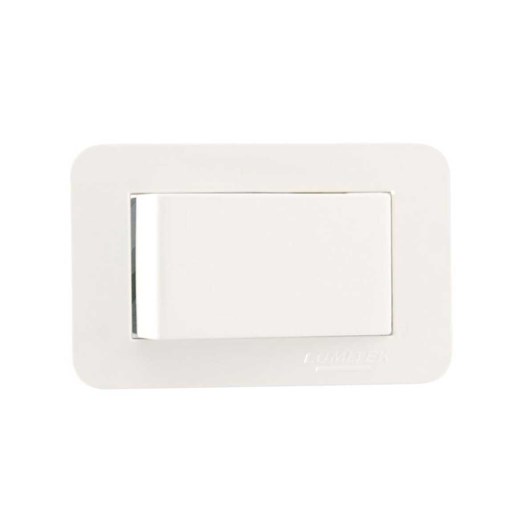 Interruptor para moveis pulsador branco 10a [ 0001032065354 ]  lumitek