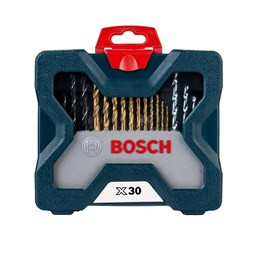 Kit acessorios c/maleta x-line 30 pc [ 2607017401 ] bosch