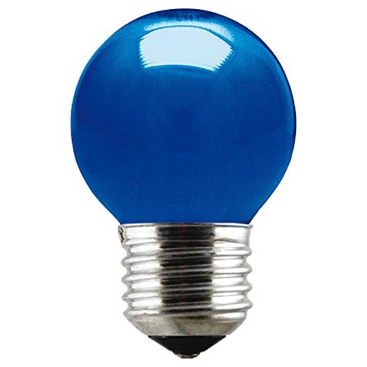 Lampada bolinha azul 15 w  taschibra