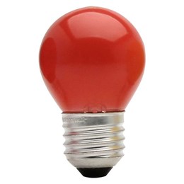 Lampada bolinha vermelha 15 w [ 11050021 ]  taschibra
