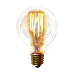 Lampada filamento de carbono 40w 2200k g80 [ 11050126 ] (220v)  taschibra