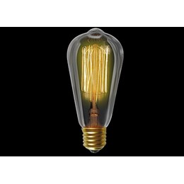 Lampada filamento de carbono 40w 2200k st64 [ 11050128 ] (220v)  taschibra
