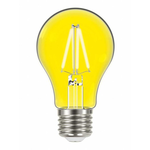 Lampada filamento led 4w color a60 amarela [ 11080500 ] (autovolt)  taschibra