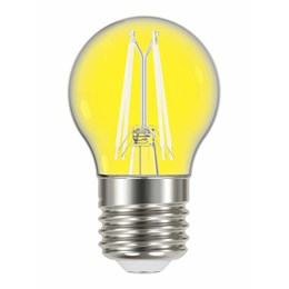 Lampada filamento led 4w color g45 amarela [ 11080505 ] (autovolt)  taschibra