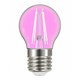 Lampada filamento led 4w color g45 rosa [ 11080504 ] (autovolt)  taschibra