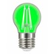 Lampada filamento led 4w color g45 verde [ 11080503 ] (autovolt)  taschibra