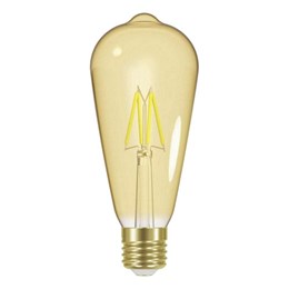 Lampada filamento vintage 4w 2200k st64 [ 11080379 ] autovolt  taschibra