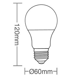 Lampada led 12w 6500k tkl80 a60 (autovolt)  taschibra