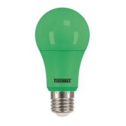 Lampada led 5w verde a60 [ 11080393 ] (autovolt)  taschibra